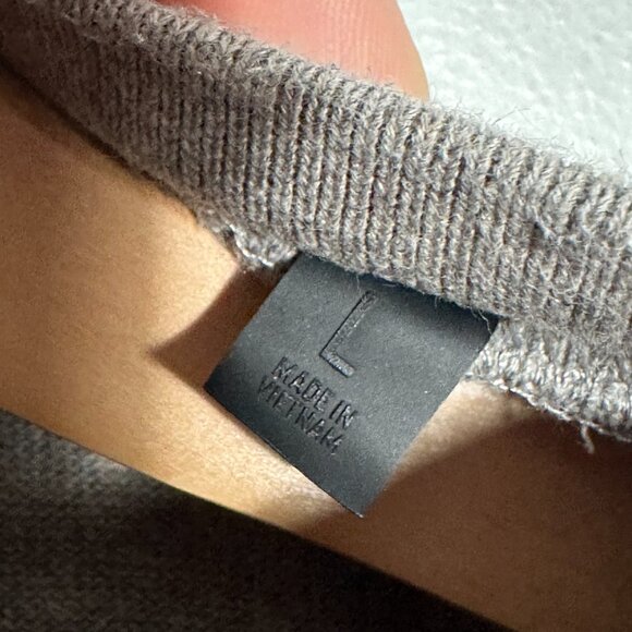 Fear of God Essentials Spellout Logo Oversized T-Shirt Size Large Gray - Picture 4 of 9